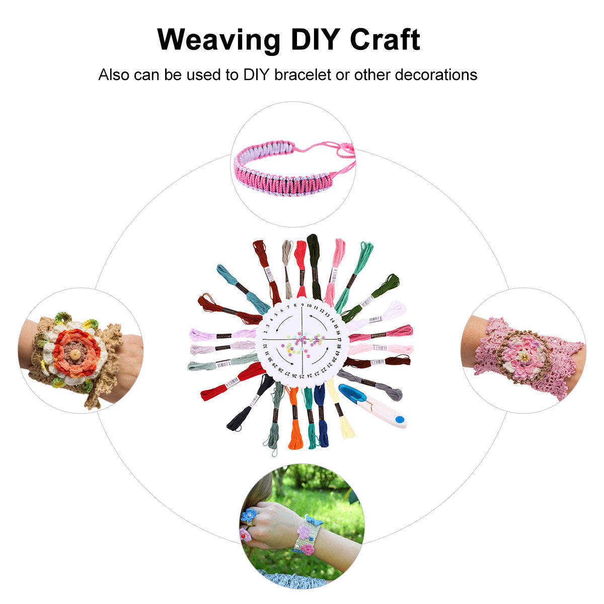 مجموعة أدوات لصنع أساور الصداق - مراجعة Embroidery Craft وسعره